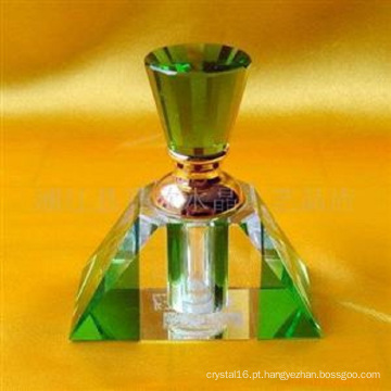 Frasco de perfume de cristal para decoração